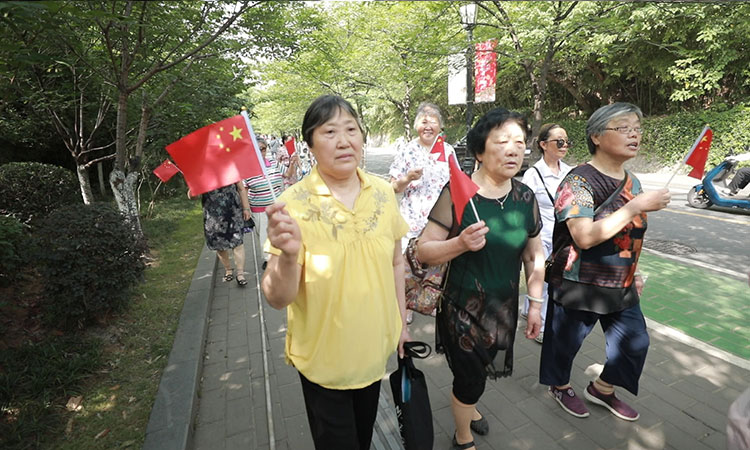 玄武門街道“快閃活動(dòng)”拍攝花絮